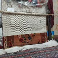 قالی نیمه بافته