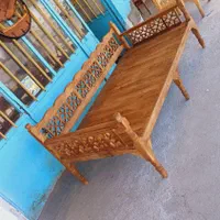 تخت سنتی چوبی مبل و مبلمان گره چینی باغی ویلایی