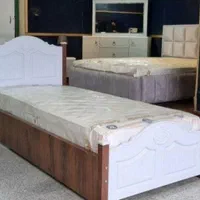 تخت تکنفره آریا رنگبندی دلخواه|تخت و سرویس خواب|قزوین, |دیوار