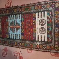 گلیم خوش نقش و نگار|گلیم، جاجیم، گبه|بجنورد, |دیوار