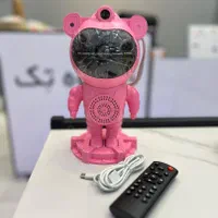چراغ خواب کهکشانی اسپیکر دار همراه با ماه ( رنگی )|چراغ خواب و آباژور|شیراز, فخرآباد (دروازه کازرون)|دیوار