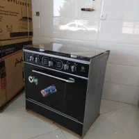 اجاق گاز طرح فر ۵شعله آکبند نو(لوازم خانگی ماهان)