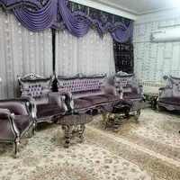 مبلمان سلطنتی ۹نفره نونو به همراه میز نهار خوری|مبلمان خانگی و میز عسلی|خمینی‌شهر, |دیوار