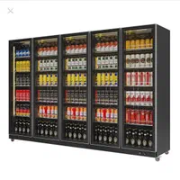 یخچال پنج درب ویترینی ایستاده فروشگاهی