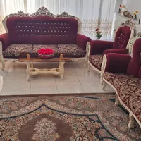 مبلمان سلطنتی مخصوص جهیزیه+میزناهارخوری|مبلمان خانگی و میز عسلی|خمینی‌شهر, |دیوار