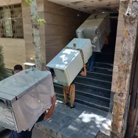 باربری حمل بار ایسوزو ۸ تن کارگر اثاثیه منزل تشکری