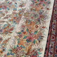 فرش تبریز ابریشم کاملا نو ۶۰ رج|فرش|تهران, هفت حوض|دیوار