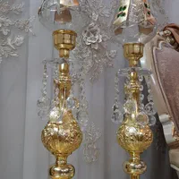 شمعدان طرح چک کریستال|صنایع دستی و سایر لوازم تزئینی|تهران, دولاب|دیوار