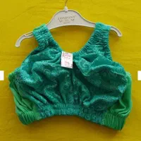 سوتین هندی نخ تریکو و گیپور با ایستایی|لباس|مبارکه, |دیوار