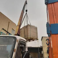 جرثقیل حمل نقل کاشی پالت موزاییک کانکس سبد نفر|خدمات حمل و نقل|یزد, |دیوار