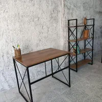 کتابخانه 3 شلف 3 طبقه2 ویترین2 چوب و فلز1|کتابخانه، شلف، قفسه‌های دیواری|اصفهان, رهنان|دیوار