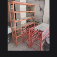حراج ۳ عدد ویترین فلزی شیشه خور قیمت مناسب