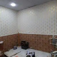 طرح کاغذدیواری ورنگ سفید