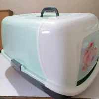 ظرف خاک گربه + اشانتیون 2 عدد چنگک خاک