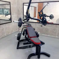 دستگاه بدنسازی باشگاه خانگی همراه با نیمکت حرفه ای