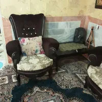 مبل هفت نفره همراه با دوعدد عسلی و میز وسط|مبلمان خانگی و میز عسلی|ماهدشت, |دیوار