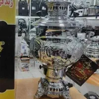 سماور گازی استیل ۱۰ لیتری/قلمکاری/تراش طرح هخامنش|سماور، چای‌ساز، قهوه‌ساز|زاهدان, |دیوار