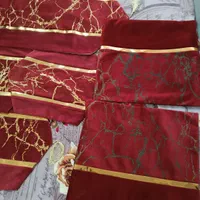 کاور کوسن وست رومیزی ۴ تیکه مخمل|پرده، رانر، رومیزی|تهران, پامنار|دیوار