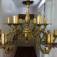 لوستر برنجی بشرط برنج واقعی|لوستر و چراغ آویز|تهران, ارامنه|دیوار