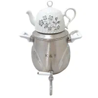 کتری قوری چدن مارک سیلزر آلمانی 6لیتری استیل برآق|قوری، کتری، قهوه‌ساز دستی|یزد, |دیوار