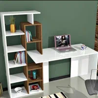 میز تحریر و کتابخانه طرح سام|میز تحریر و کامپیوتر|شیراز, تندگویان|دیوار