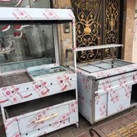 کباب پز با ناودانی سینک صنعتی میزکار وان ظرفشویی|کافیشاپ و رستوران|خاوران, |دیوار