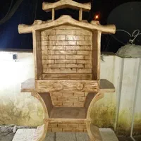 کباب پز آتشین بتنی|مصالح و تجهیزات ساختمان|الیگودرز, |دیوار