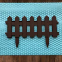 نرده باغچه پرچین طرح چوبی حصار جدول باغ ویلا