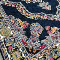 فرش ۱۲ متری سرمه ای فیلی نقره ای|فرش|اصفهان, دوطفلان|دیوار