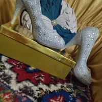 کفش نگین دار اصل هفت رنگ سایز40 و کیف|کیف، کفش، کمربند|تبریز, |دیوار