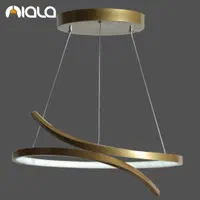 لوستر/مدرن با ریموت دایره منحنی کدL5019 برند نیالا|لوستر و چراغ آویز|مشهد, توس (بلوار توس)|دیوار