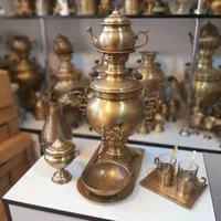 سماور ذغالی برنجی زغالی ادموند گازی سماوری منقل|صنایع دستی و سایر لوازم تزئینی|شیراز, احمدی جنوبی|دیوار