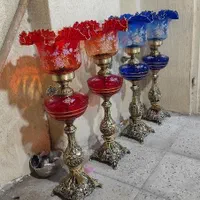 تولید چراغ شمعدان لاله باکارا لب چین رنگی|صنایع دستی و سایر لوازم تزئینی|تهران, شوش|دیوار