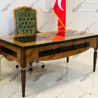مبلمان اداری میز مدیریت هورس پولیش کلاسیک چوبی|دفتر کار|تهران, فاطمی|دیوار