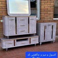 کنسول و اینه و میز تلویزیون ابنوس|بوفه، ویترین، کنسول|کرج, کمال‌شهر|دیوار