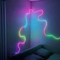 نئون (5متری) برنامه پذیر RGB فولکالر|ریسه و چراغ تزئینی|مشهد, هدایت|دیوار