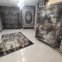 فرش دور طلاکوب *طرح پتینه های سال* حاشیه طلاکوبدار