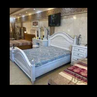 تخت خواب+سرویس خواب انتیک ۲|تخت و سرویس خواب|مشکیندشت, |دیوار