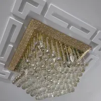 لوستر کریستالی ۸ شعله و ریموت دار