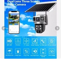 دوربین‌وایفای(WIFI)دولنزهمراه‌باپنل‌خورشیدی‌VTS0-W