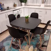 میز ناهارخوری مربع فایبر نهارخوری ضدخش