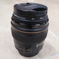 لنز Lenz Canon 85 F1.8 و فیلتر پولاریزه UV