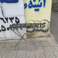 آیینه کنسول فلزی مدرن شیک مدل هرمی یا الماسی|بوفه، ویترین، کنسول|آفتاب, |دیوار