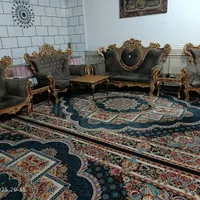 فروش مبل سلطنتی 7نفره با میزصندلی نهارخوری4نفره|مبلمان خانگی و میز عسلی|اندیمشک, |دیوار