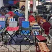 صندلی تاشو پارچه ساده وطرح دارفنری بادوام|کوهنوردی و کمپینگ|مشهد, خین عرب|دیوار