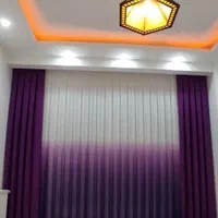 پرده حریر دو رنگ|پرده، رانر، رومیزی|تبریز, |دیوار