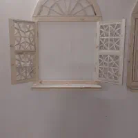 پنجره سنتی چوبی طرح محراب|صنایع دستی و سایر لوازم تزئینی|سبزوار, شهرک جهاد|دیوار