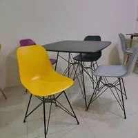میز و صندلی ناهارخوری پایه فلزی