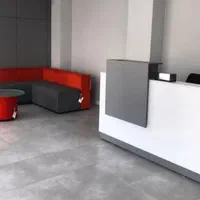 میزپیشخوانMDFطرح سنگ کانترمنشی اطلس با نور رستوران|دفتر کار|شیراز, ارم|دیوار