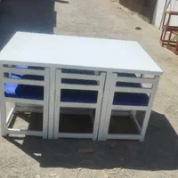 میز ناهارخوری کمجا کم جا ۶نفره مستطیل(قیمت واقعی)|میز و صندلی غذاخوری|رشت, باهنر|دیوار